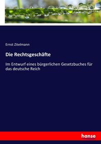 Produktbild: Die Rechtsgesch&auml;fte