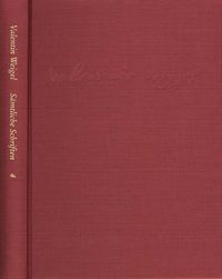 Produktbild: Weigel, Valentin: S&auml;mtliche Schriften. Neue Edition / Band 4: Gebetbuch (B&uuml;chlein vom Gebet). Vom Gebet. Vom Beten und Nichtbeten