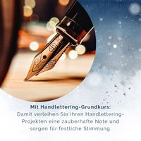 Design Paper A5 Pad - Merry Christmas Handlettering Set With 75 Motif Sheets & Basic Course, 220 Gsm