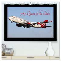 Produktbild: 747 Queen of the Skies (High Quality Premium Wall Calendar 2026 DIN A2 landscape),CALVENDO 12 Month Wall Calendar