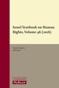 Produktbild: Israel Yearbook on Human Rights, Volume 46 (2016)