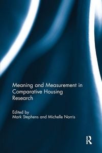 Produktbild: Meaning and Measurement in Comparative Housing Research