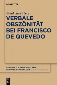 Produktbild: Verbale Obsz&ouml;nit&auml;t bei Francisco de Quevedo
