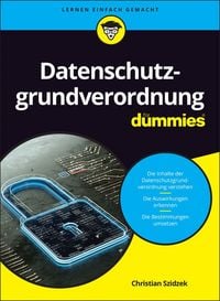 Produktbild Datenschutzgrundverordnung für Dummies