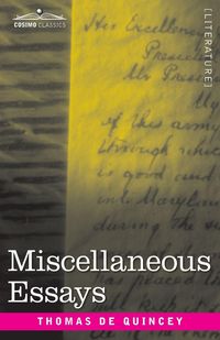 Produktbild: Miscellaneous Essays