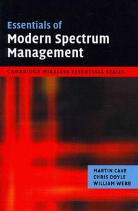 Produktbild: Essentials of Modern Spectrum Management