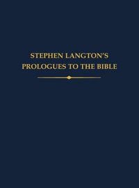 Produktbild: Stephen Langton's Prologues to the Bible