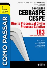 Produktbild: Como passar concursos CEBRASPE -Direito Processual Civil e Processo Coletivo
