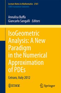 Produktbild: IsoGeometric Analysis: A New Paradigm in the Numerical Approximation of PDEs