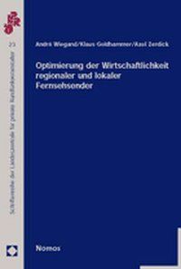 Produktbild: Optimierung der Wirtschaftlichkeit regionaler und lokaler Fernsehsender