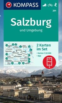 Bild vom Artikel KOMPASS Wanderkarten-Set 291 Salzburg und Umgebung (2 Karten) 1:50.000 vom Autor 