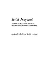 Produktbild: Social Judgment