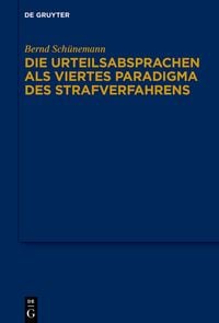 Produktbild: Die Urteilsabsprachen als viertes Paradigma des Strafverfahrens