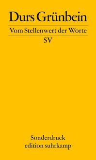 Produktbild: Vom Stellenwert der Worte