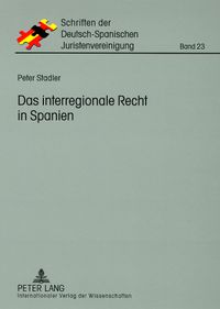 Produktbild: Das interregionale Recht in Spanien