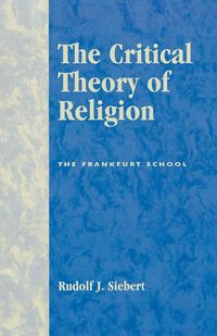 Produktbild: Critical Theory of Religion