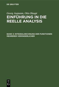 Produktbild: Integralrechnung der Funktionen mehrerer Ver&auml;nderlicher