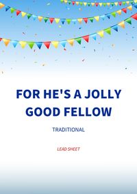 Produktbild: For he's a jolly good fellow