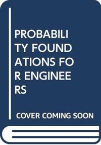 Produktbild: Nachlas, J: Probability Foundations For Engineers