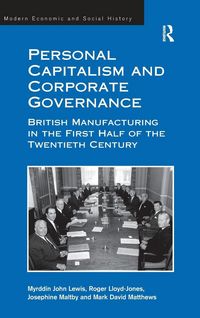 Produktbild: Personal Capitalism and Corporate Governance