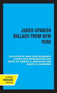 Produktbild: Armistead, S: Judeo-Spanish Ballads from New York