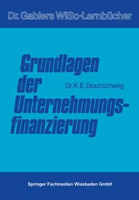 Produktbild: Grundlagen der Unternehmungsfinanzierung