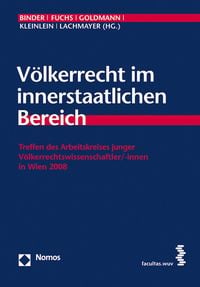 Produktbild: V&ouml;lkerrecht im innerstaatlichen Bereich