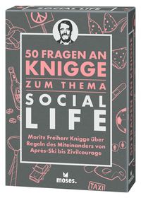 Produktbild: 50 Fragen an Knigge zum Thema Social Life