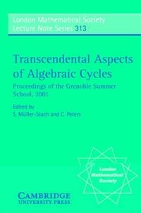 Produktbild: Transcendental Aspects of Algebraic Cycles