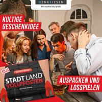 Denkriesen - Stadt Land Vollpfosten® - Rotlicht Edition - "Jetzt wird's dreckig." (Spiel)