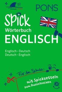 Produktbild: PONS Spick-W&ouml;rterbuch Englisch f&uuml;r die Schule