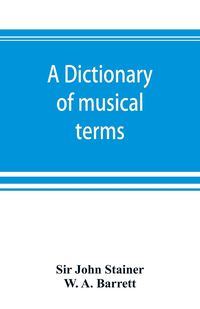 Produktbild: A dictionary of musical terms
