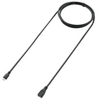 Produktbild: Renkforce USB-Kabel USB 2.0 USB-Micro-B Stecker, USB-Micro-B Buchse 1.80 m Schwarz vergoldete Steckkontakte RF-5046550