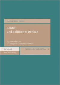 Bild vom Artikel Politik und politisches Denken vom Autor Hans-Joachim Gehrke