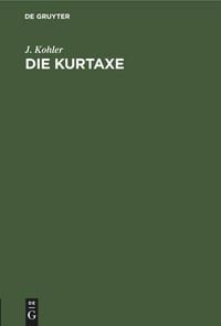 Produktbild: Die Kurtaxe