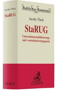 Produktbild: Unternehmensstabilisierungs- und -restrukturierungsgesetz. StaRUG