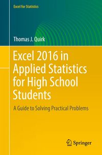 Produktbild: Excel 2016 in Applied Statistics for High School Students