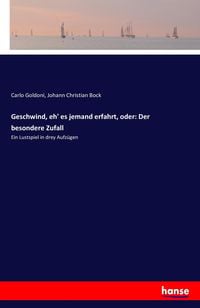 Produktbild: Geschwind, eh' es jemand erfahrt, oder: Der besondere Zufall
