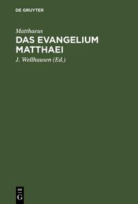 Produktbild: Das Evangelium Matthaei