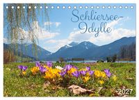 Produktbild: Schliersee-Idylle (Tischkalender 2027 DIN A5 quer), CALVENDO Monatskalender