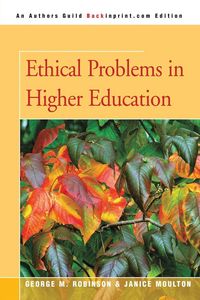 Produktbild: Ethical Problems in Higher Education