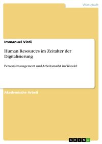 Produktbild: Human Resources im Zeitalter der Digitalisierung