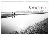 Produktbild: Seest&uuml;cke. Schwarzwei&szlig;e Nordseeimpressionen 2027 (Wandkalender 2027 DIN A3 quer), CALVENDO Monatskalender