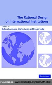Produktbild: Rational Design of International Institutions