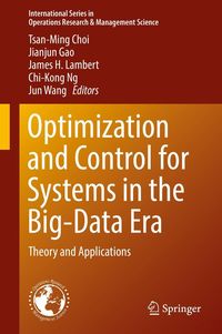 Produktbild: Optimization and Control for Systems in the Big-Data Era
