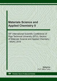 Produktbild: Materials Science and Applied Chemistry II