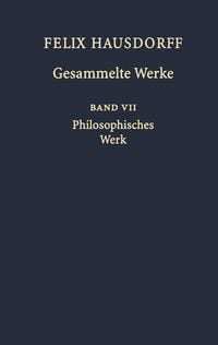 Produktbild: Felix Hausdorff - Gesammelte Werke Band VII