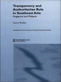 Produktbild: Transparency and Authoritarian Rule in Southeast Asia
