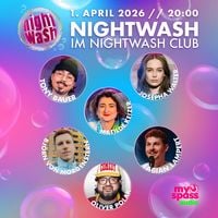 Produktbild: NightWash Live, April 2026