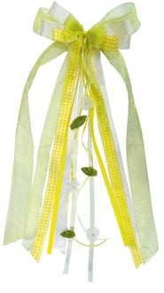 Produktbild: Nestler Schult&uuml;tenschleife creme/gelb/natur 23x50cm